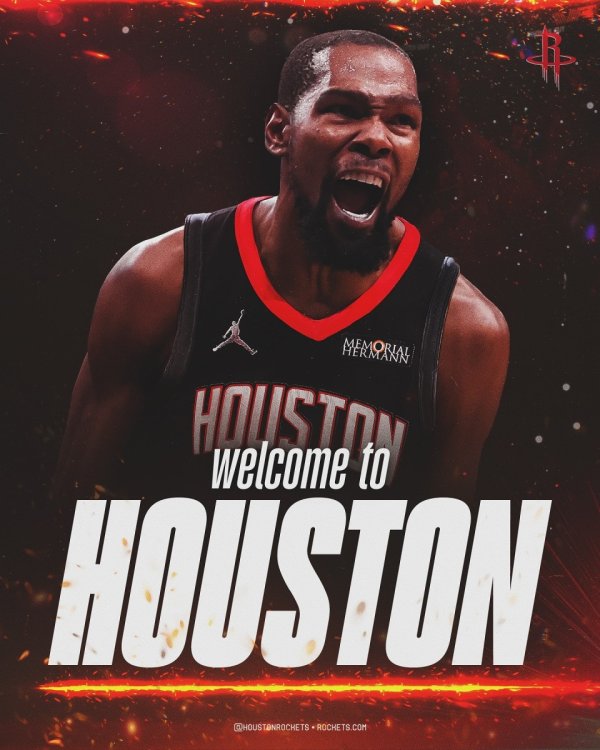 NBA首笔七队交易正式达成, KD发文: 致敬凤凰城, 火箭我等不及了
