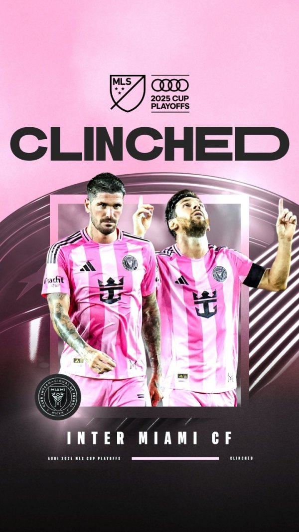 连续2年进季后赛！梅西美职联23场24球11助，率队提前锁定季后赛